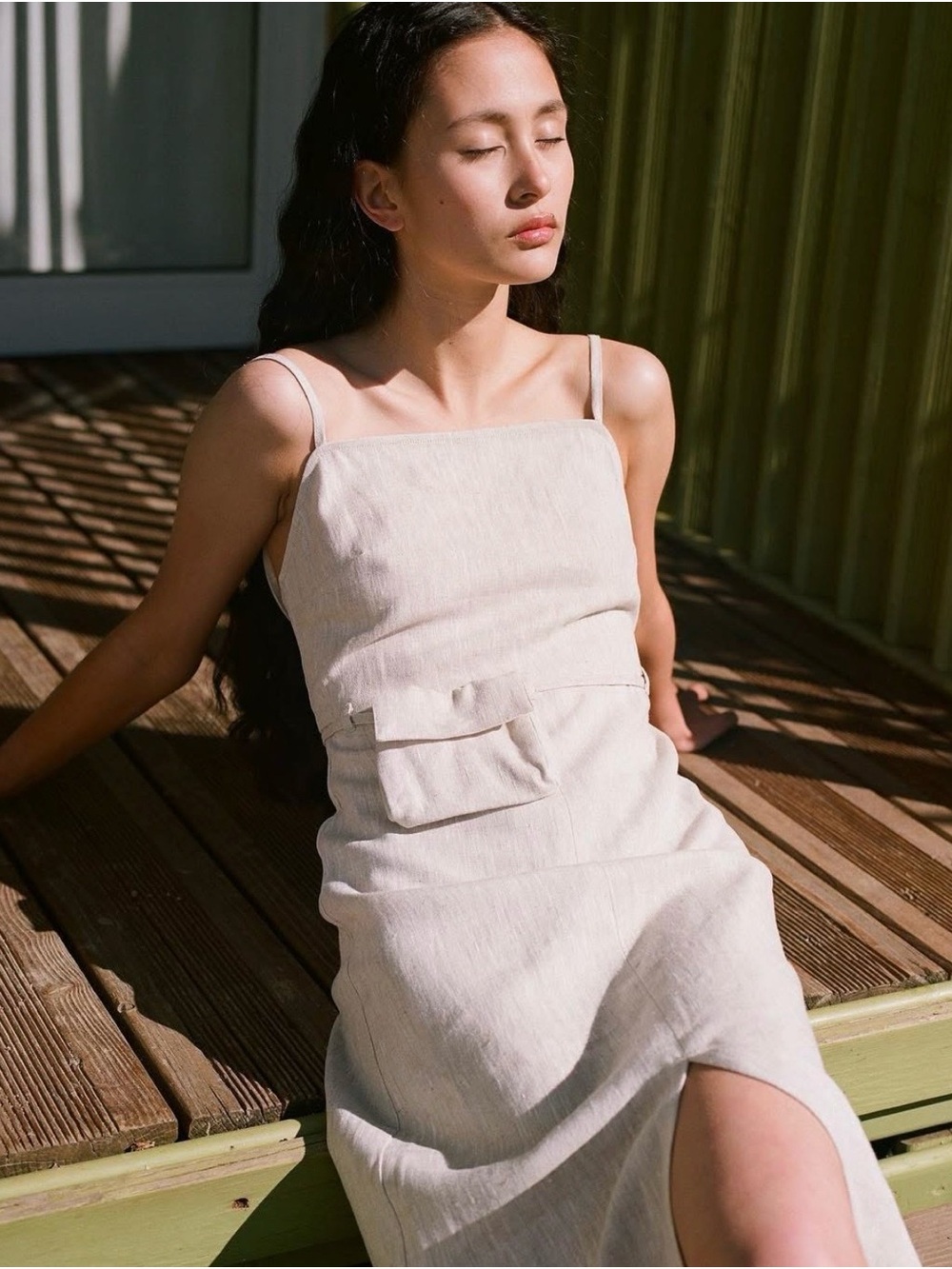 Paloma Wool Museo Linen Dress in XS